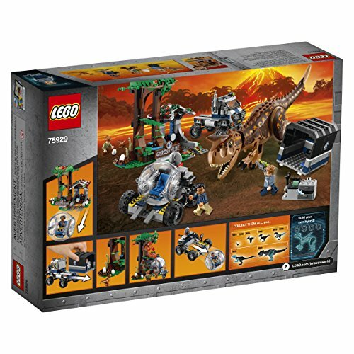 カリーユ LEGO Jurassic World Carnotaurus Gyrosphere Escape 75929 Building
