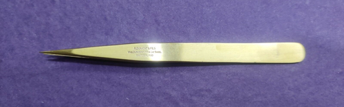 DUMONT Pinzette 5 extra dünne Spitzen 110mm. Swiss Made antimagnetisch