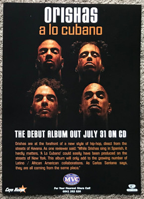 ORISHAS - 2000 Full page UK magazine ad