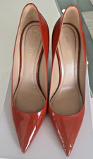 CHRISTIAN DIOR STILETTO RED PATENT LEATHER SIZE 40.5 RETAIL PRICE 1050