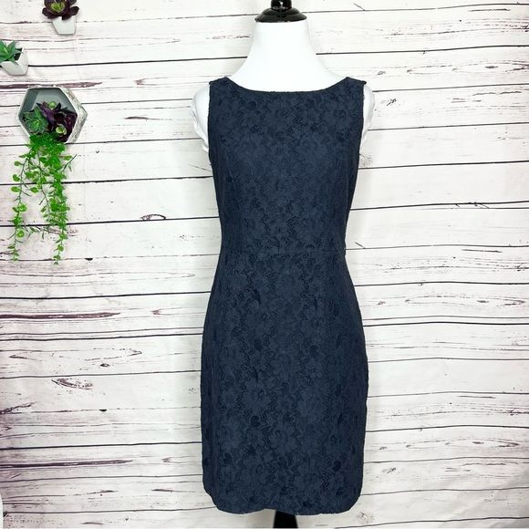 Banana Republic Navy Blue Lace Sleeveless Sheath Cocktail Dress Size 0 XS | eBay Banana Republic Navy Blue Lace Sleeveless Sheath Cocktail Dress Size 0 XS | eBay