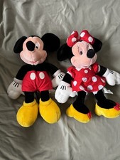 Plush walt Disney company Mickey  Minnie Mouse Set 16"