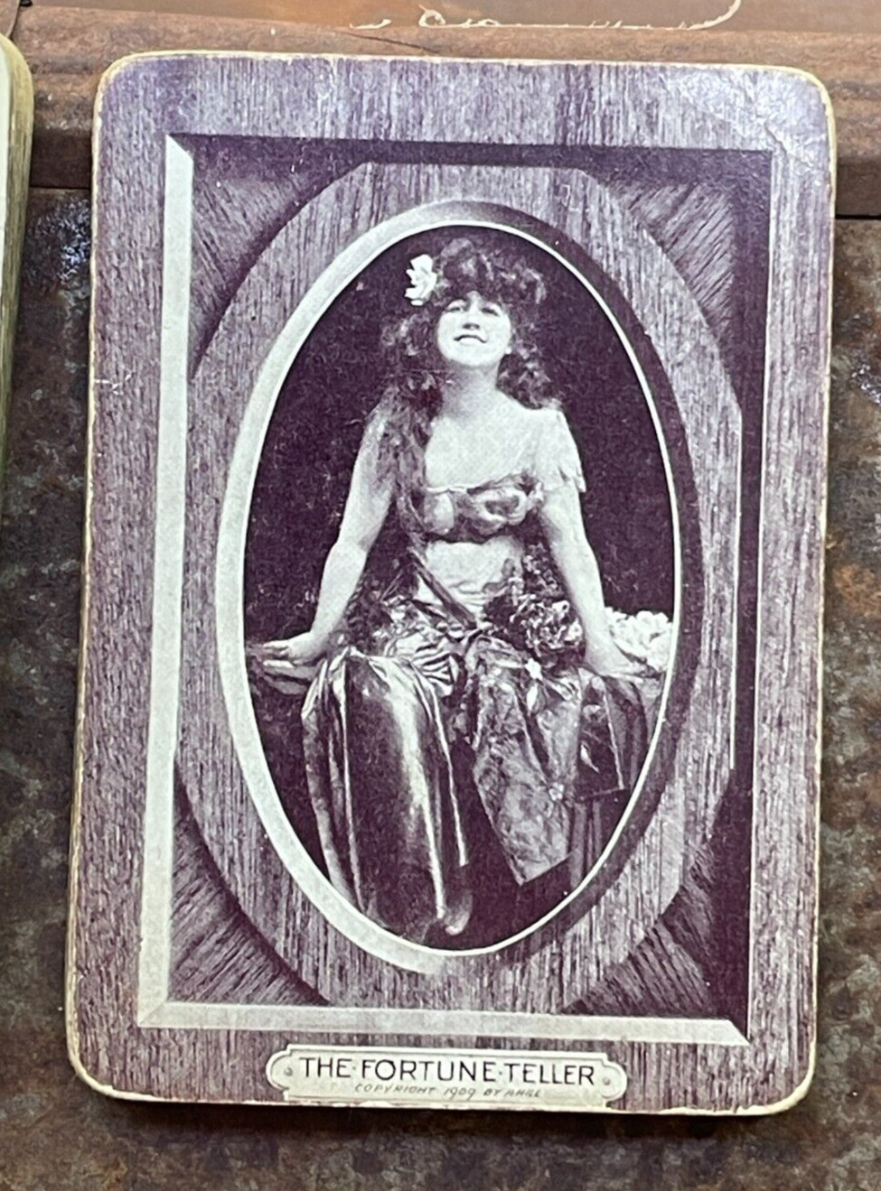 c1906 Kalamazoo Playing Card Co. "The Fortune Teller" wide playing