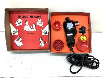 Vintage Morris Struhl Model E Chic Hand-E Vibrator With Attachments