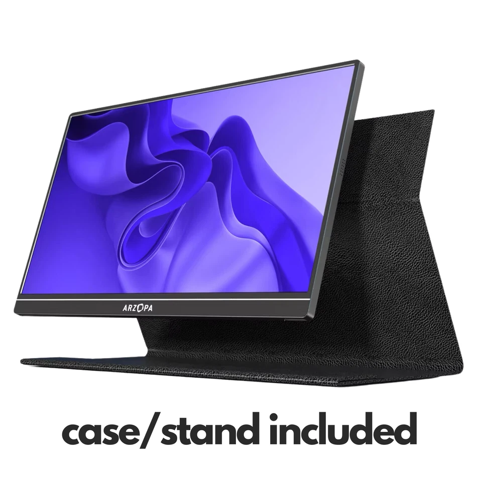 Ultra Slim 15.6'' Portable Monitor IPS Extender Second Screen Display for Laptop - Image 4 of 4