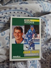1991-92 Pinnacle - Rookie Adam Foote #337 (RC)