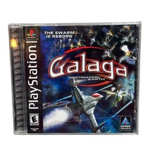Galaga: Destination Earth (Sony PlayStation 1, 2000) Complete and Tested