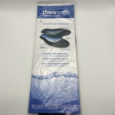 THERASSAGE UNISEX FLUID FILLED INSOLES Size Lg