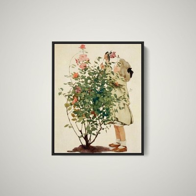 Jessie Willcox Smith - Dream Blocks - Tending the Roses - Paper or Canvas