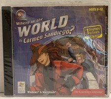 PC Game - Where In The World Is Carmen Sandiego - Windows Mac - 2001 New