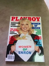 Back Issue of Playboy Magazine August 2002 Women of Enron