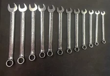 New Blue Point 12Pc 8-19mm Metric Ratcheting Combination Wrench Set BOERM712