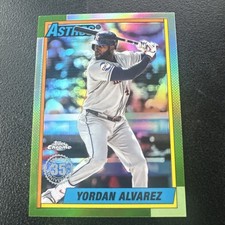 2025 Topps Chrome Update Series - 1990 Topps Baseball Yordan Alvarez #90CU-7 MLB