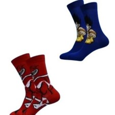 2 Pairs of Sonic  Flash Kids' Cotton Socks: Perfect for US Shoe Sizes 6-10