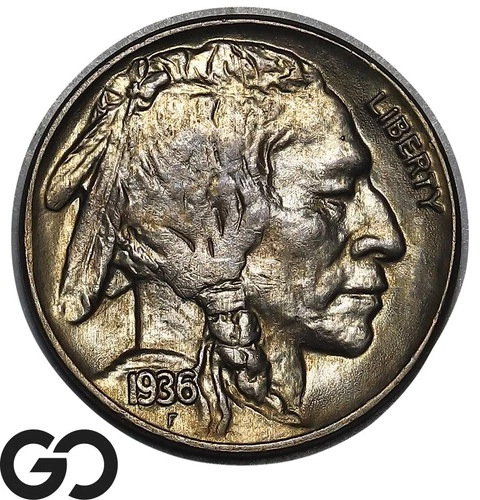 1936 Buffalo Nickel, Solid Gem BU++