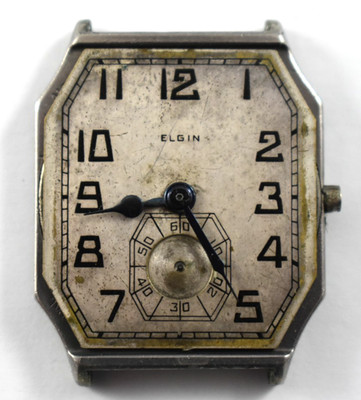 Vintage Elgin Grade 430 6/0s 7J Manual Wind Wrist Watch Movement lot.k2