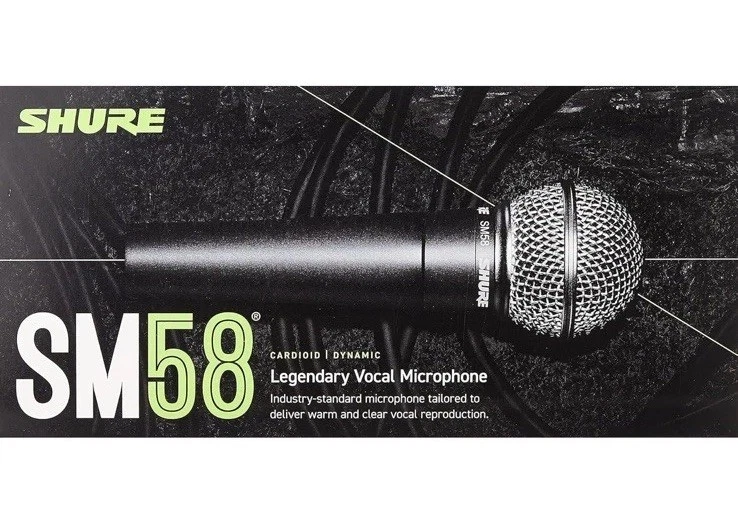 Shure SM58 Dynamic Cardioid Vocal Microphone – Brand New w/ Free XLR Cable - Image 2 of 3