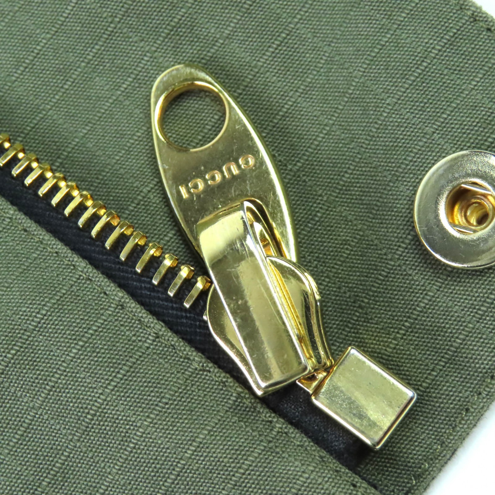 Very Good GUCCI Jacket Interlocking Web Stripe Re… - image 9