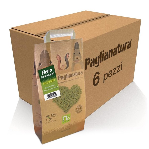 Paglianatura Futterpellets Heu-Set 6-Teilig 3Kg FüR Kaninchen-image