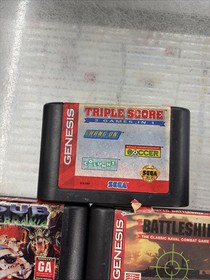 5 Game Bundle  (Sega Genesis, 1991) Authentic game Only Tested Working