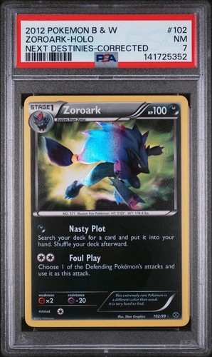 Zoroark graded PSA 7 for sale on eBay