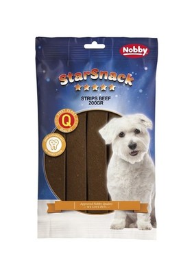Nobby StarSnack Strips ''Beef'' 200g - Fleischstreifen mit Rind Hunde Snack