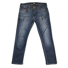 Paige Jeans Herren 32 (33x27) Slim Blau Denim Croft Bauer Stretch Transcend Indigo
