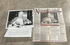 Paul Newman Press Photo Lot Newman’s Own