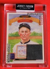 Ty Cobb WORN SMOKING JACKET Relic CARD 2021 JERSEY FUSION DIAMOND K CARD TIGERS