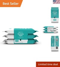 Sensitive Skin Flushable Wipes, Biodegradable  Fragrance-Free, 126 Total Wipes