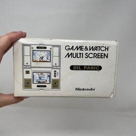 Nintendo Game & Watch Multi Screen Oil Panic (OP-51) Boxed Vintage Tested