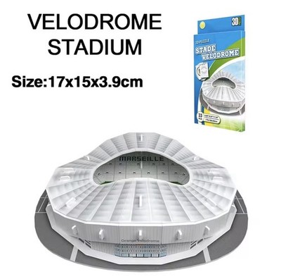 3D Paper Puzzle, Football Stadium, Velodrome Stadium Model, New