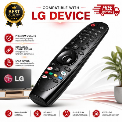 FÜR LG Magic TV Fernbedienung mit Sprachfunktion für LG Smart TV OLED QNEDUD NanoCell