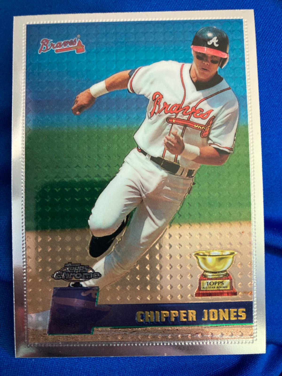1996 Topps Chrome - Chipper Jones #52 - Excellent Condition Atlanta Braves HOF