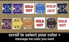 Oakley Football Helmet Visor Eye Shield Tab Decals Message W/Color You Want 