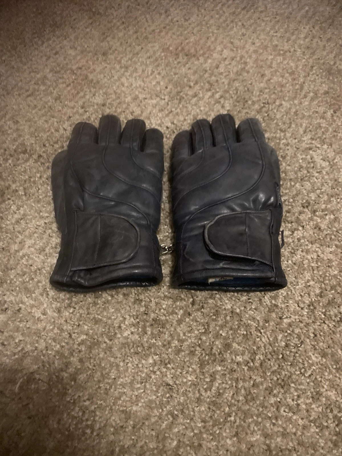 CONROY Medium Gloves Gore-Tex Motorcycle Ski Winter Black Leather Insulated Mens