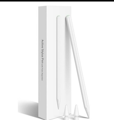 White Active Stylus Pen with Palm Rejection, Apple pen