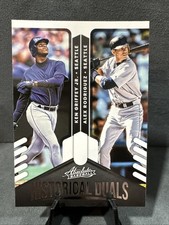 2022 Panini Absolute - Historical Duals Ken Griffey Jr, Alex Rodriguez #HD-KA