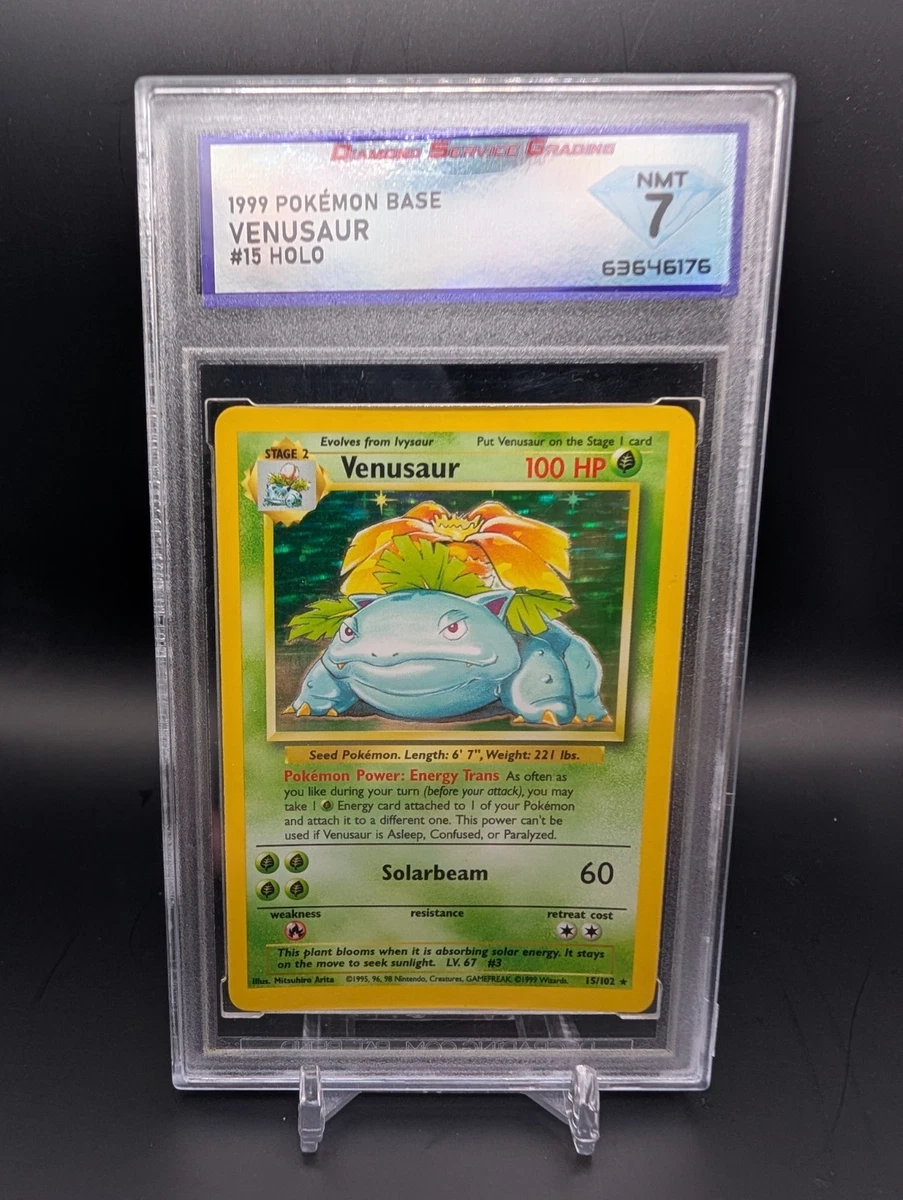 Pokémon TCG Base Set Grade 7 Individual Collectible Card Game