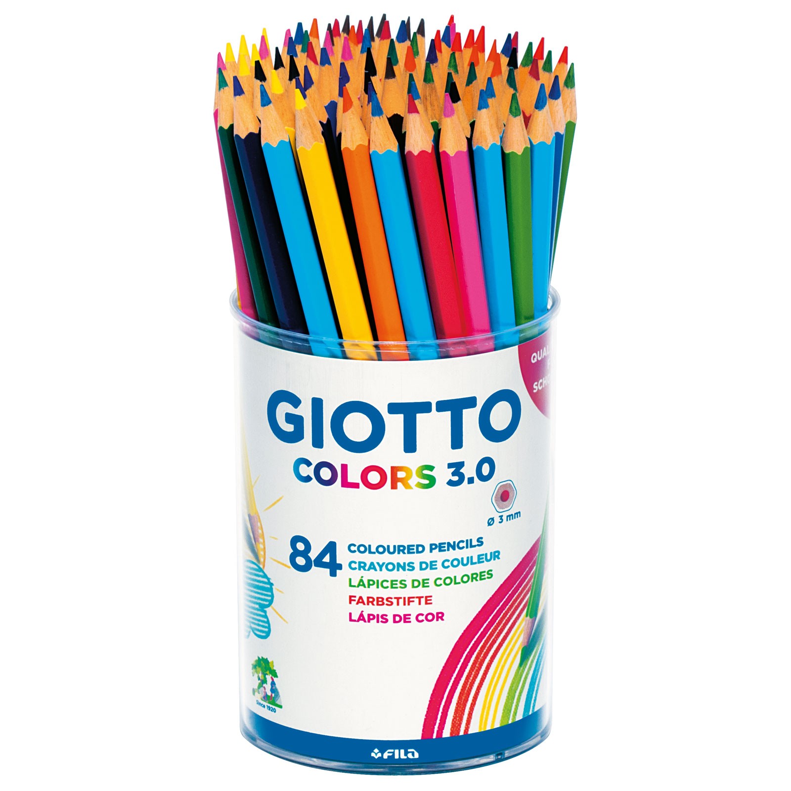 Giotto Coloring Pencils 84 Pieces Pot - Image 2