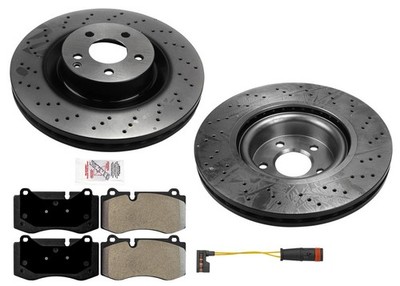 OE Style Front Disc Brake Rotors Pads Fits Mercedes Benz CL550 2009-2014