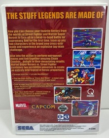 Marvel Super Heroes vs Street Fighter for Sega Saturn (Fan Made Cover & Case)