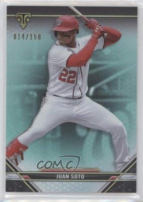 2021 Topps Triple Threads Aquamarine 14/150 Juan Soto #59 6fs