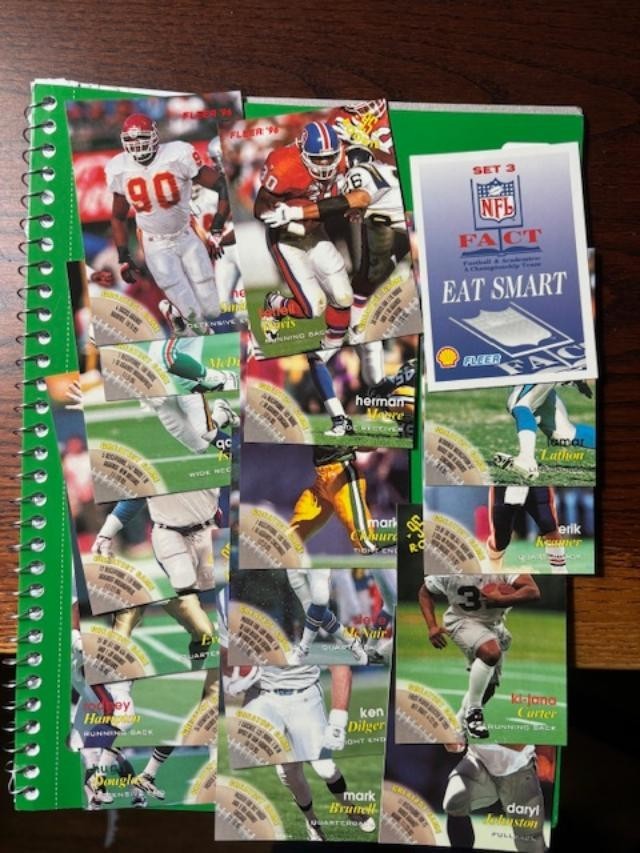 Pick From List 1993 1994, 1996 Fleer FACT Football Cards qty discount