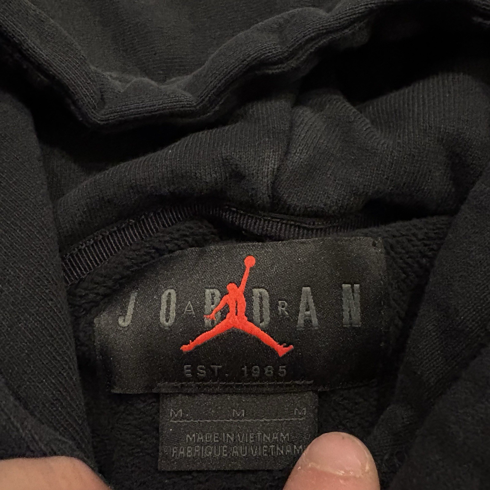 Nike Jordan Essentials Flight Statement Black Hoo… - image 7