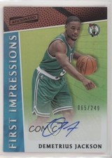 2016 Panini Aficionado First Impressions 65/249 Demetrius Jackson #10 Auto mq5