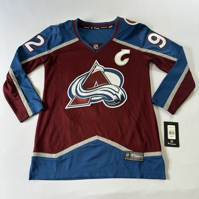 Gabriel Landeskog #92 Colorado Avalanche Fanatics Breakaway Jersey Women M NWT