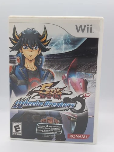 Yu-Gi-Oh 5D's Wheelie Breakers Nintendo Wii Complete CIB Tested
