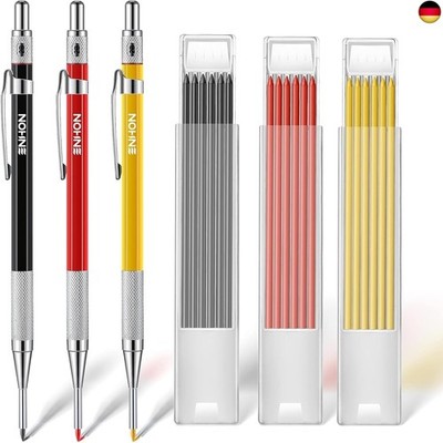 Enhon Mechanische Zimmermannsbleistifte mit 36 2mm Minen Verbesserte