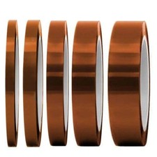 High Temperature Masking Tape for Powder Coating 5 Pcs Multi Sizes Heat Up 280